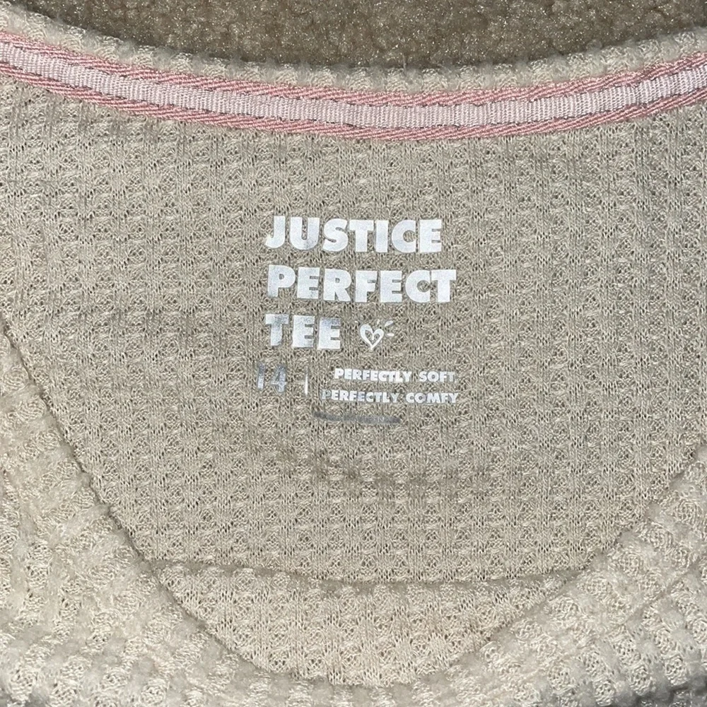 Justice Perfect Tee, Good Condition! Girl’s Size 14